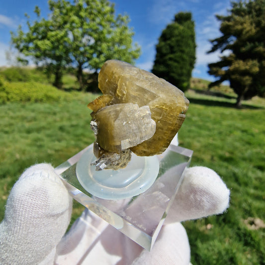 Siderite and Quartz - Iouriren Mine, Morocco.
