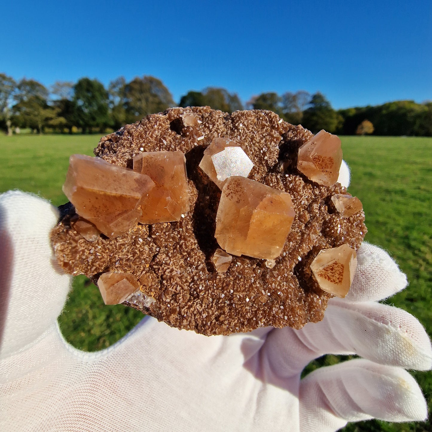 Calcite - Santa Eulalia, Mexico.