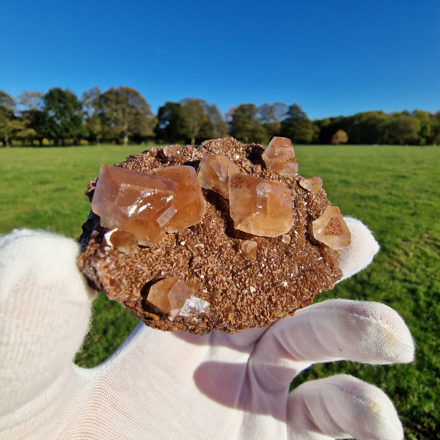 Calcite - Santa Eulalia, Mexico.
