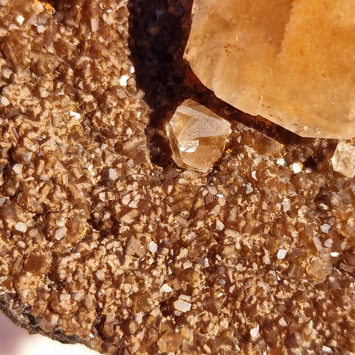 Calcite - Santa Eulalia, Mexico.