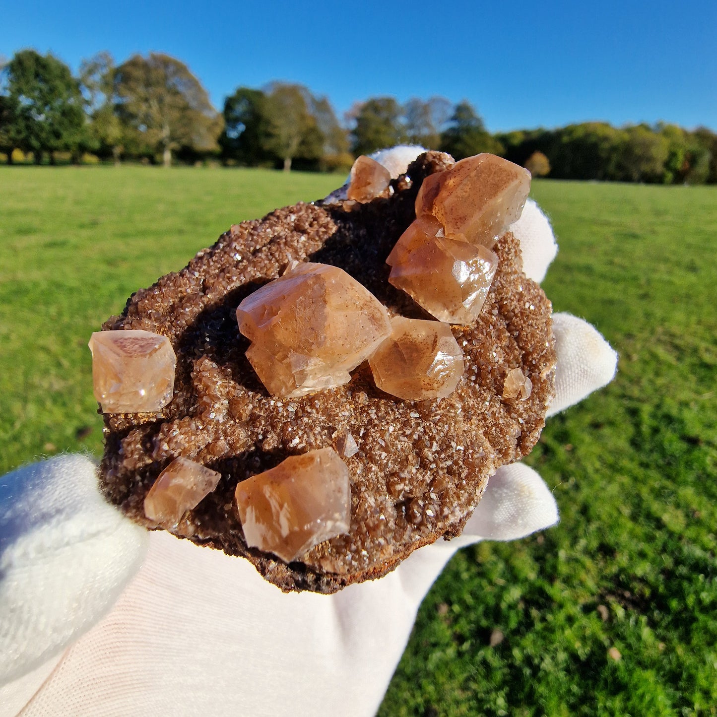 Calcite - Santa Eulalia, Mexico.