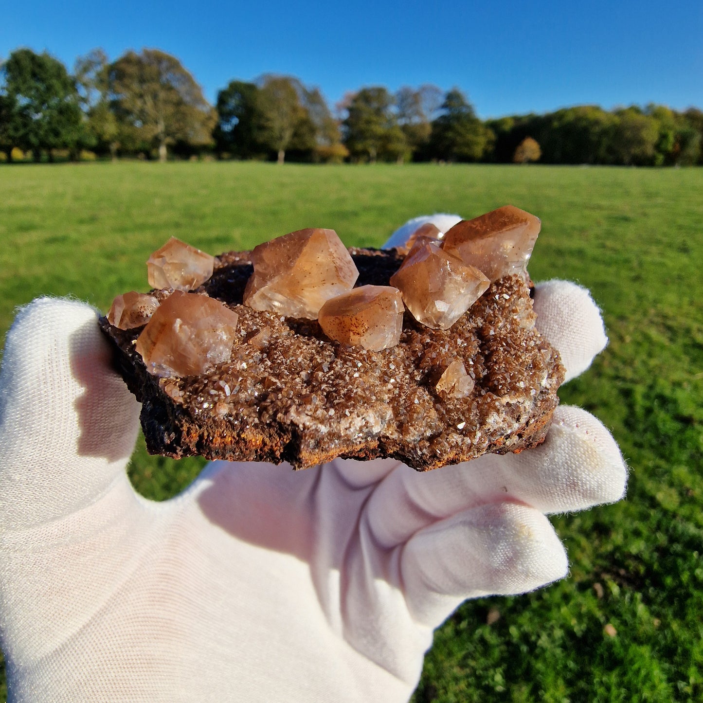 Calcite - Santa Eulalia, Mexico.