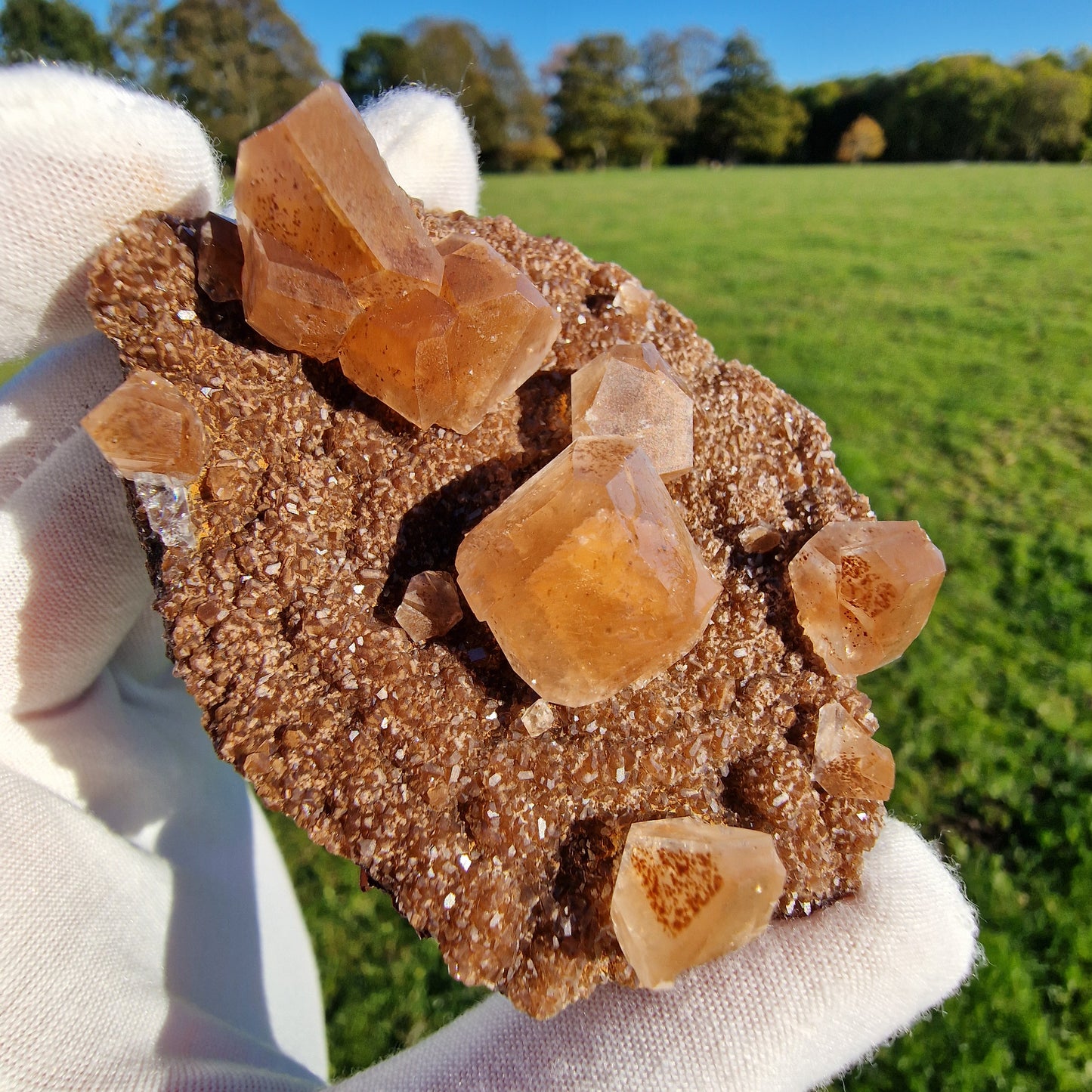 Calcite - Santa Eulalia, Mexico.