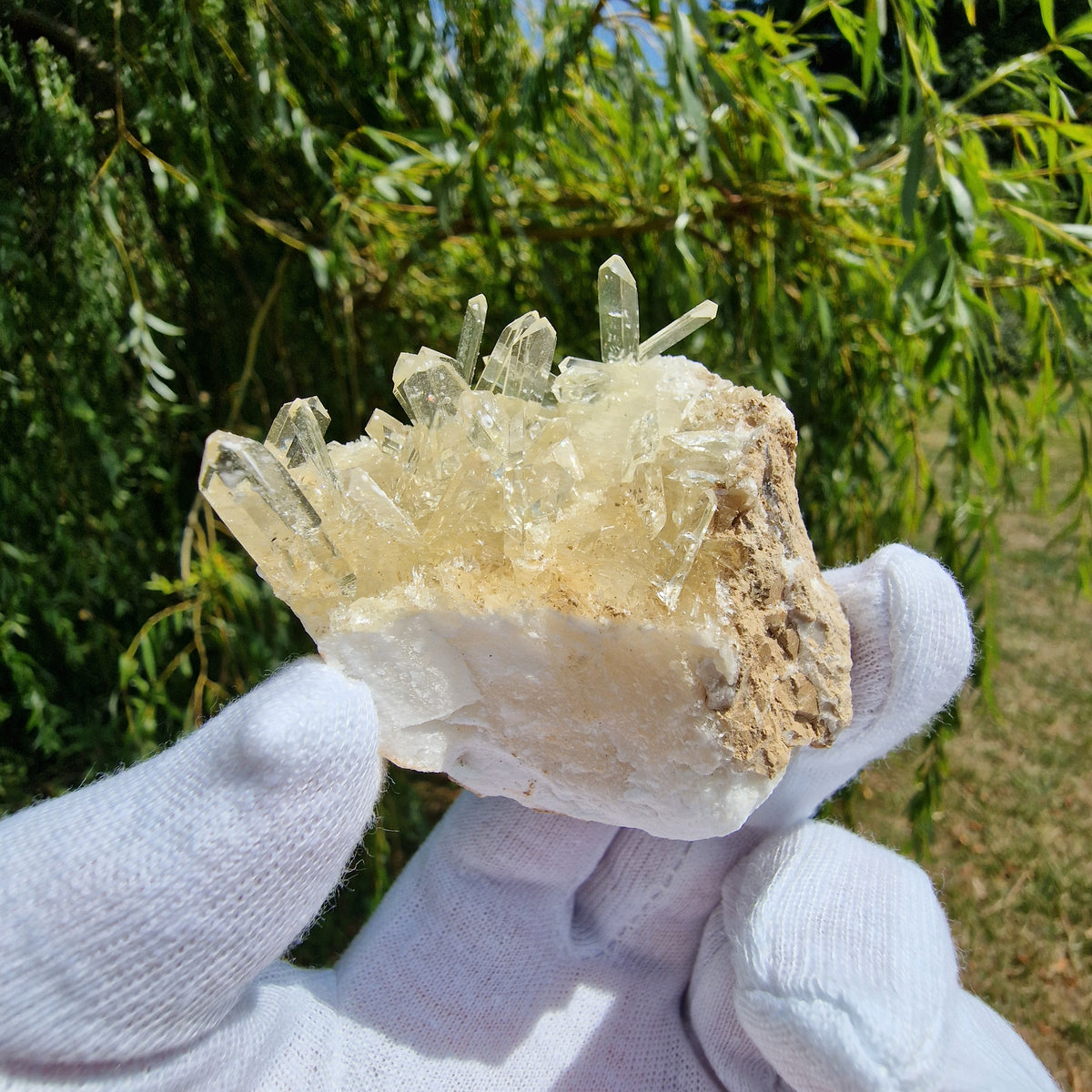 Gypsum Var. Selenite - Alabaster Quarries, Spain.