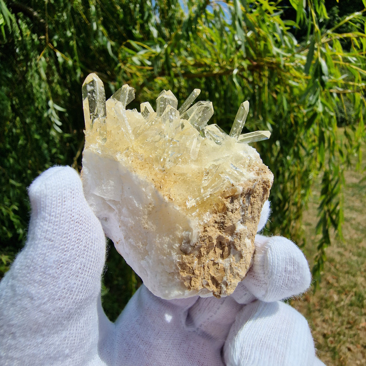 Gypsum Var. Selenite - Alabaster Quarries, Spain.