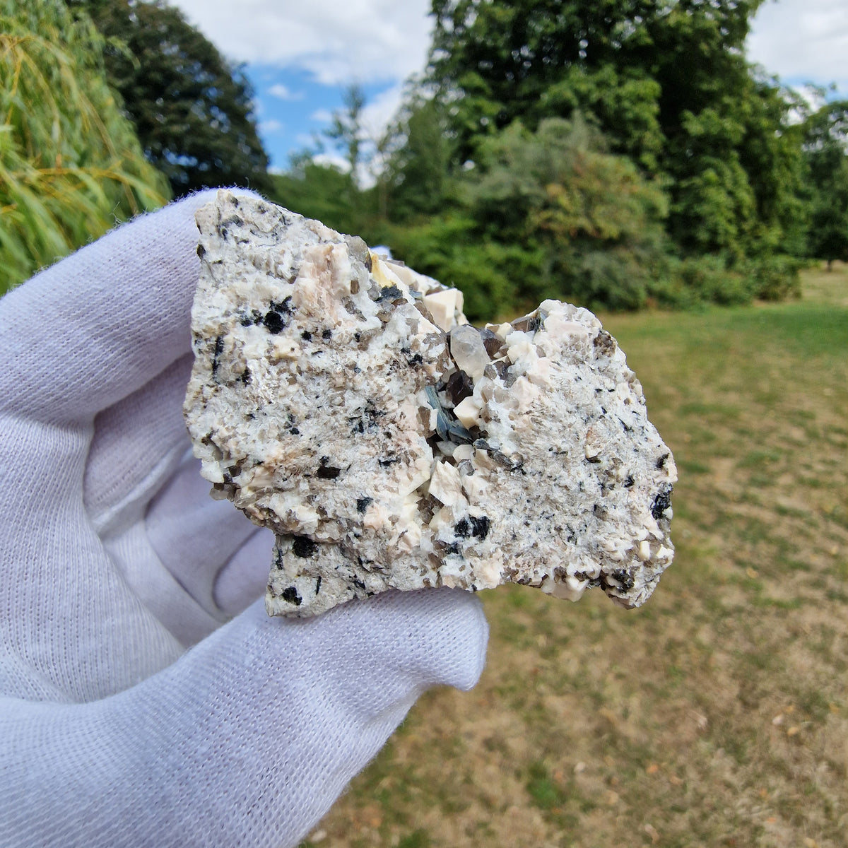 Smoky Quartz, Topaz, Mica and Feldspar - Diamond Rocks, County Down, Northern Ireland.