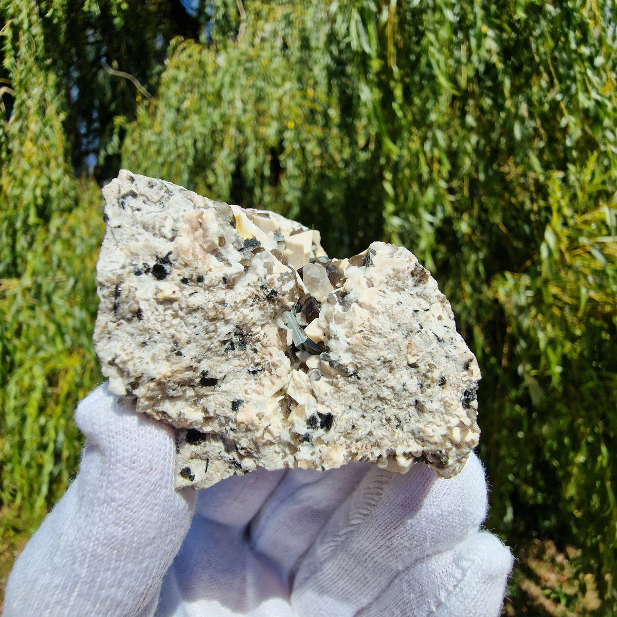 Smoky Quartz, Topaz, Mica and Feldspar - Diamond Rocks, County Down, Northern Ireland.