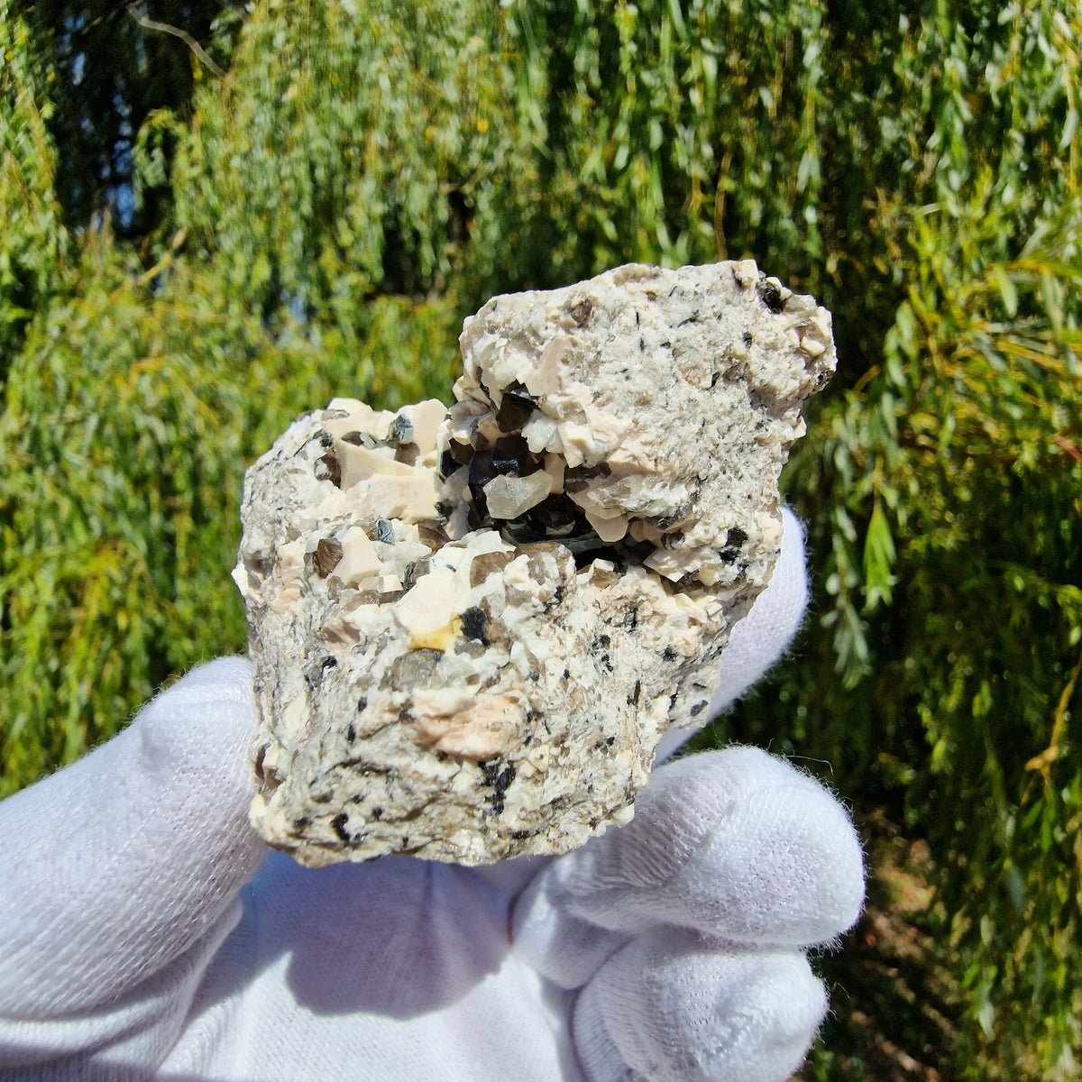 Smoky Quartz, Topaz, Mica and Feldspar - Diamond Rocks, County Down, Northern Ireland.