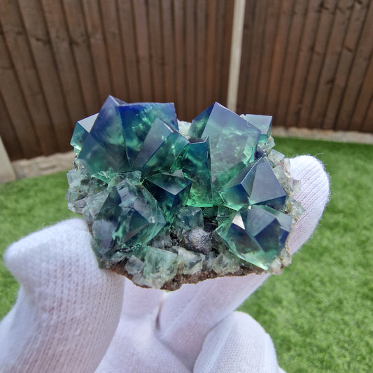 Fluorite and Galena - Pocket 42, Diana Maria Mine, Co. Durham, England.