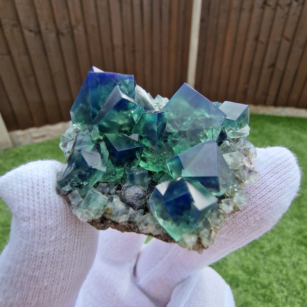 Fluorite and Galena - Pocket 42, Diana Maria Mine, Co. Durham, England.