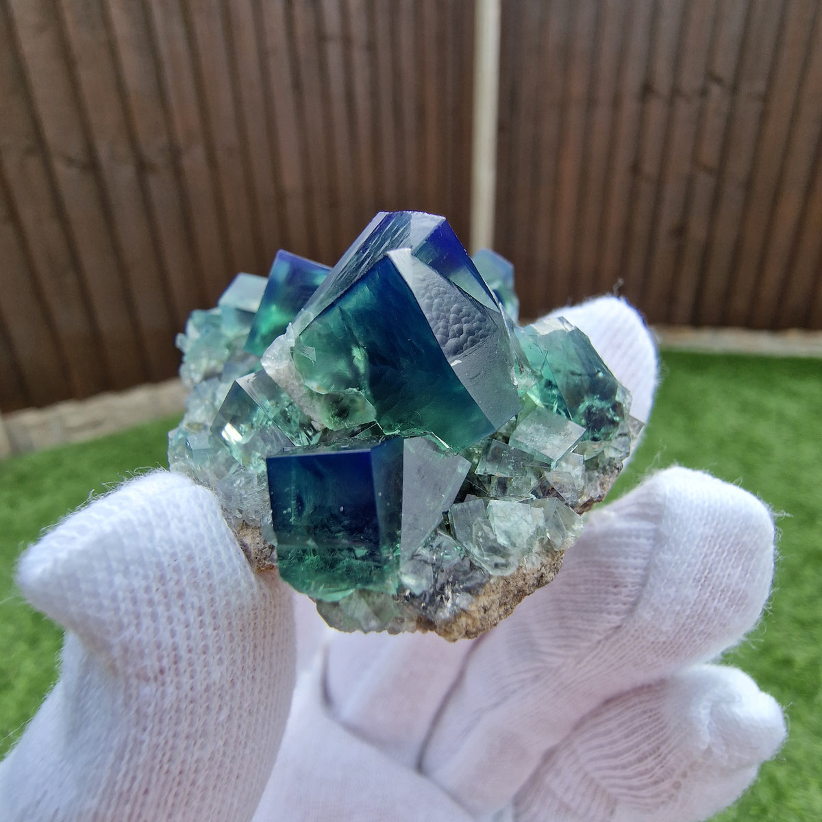 Fluorite and Galena - Pocket 42, Diana Maria Mine, Co. Durham, England.