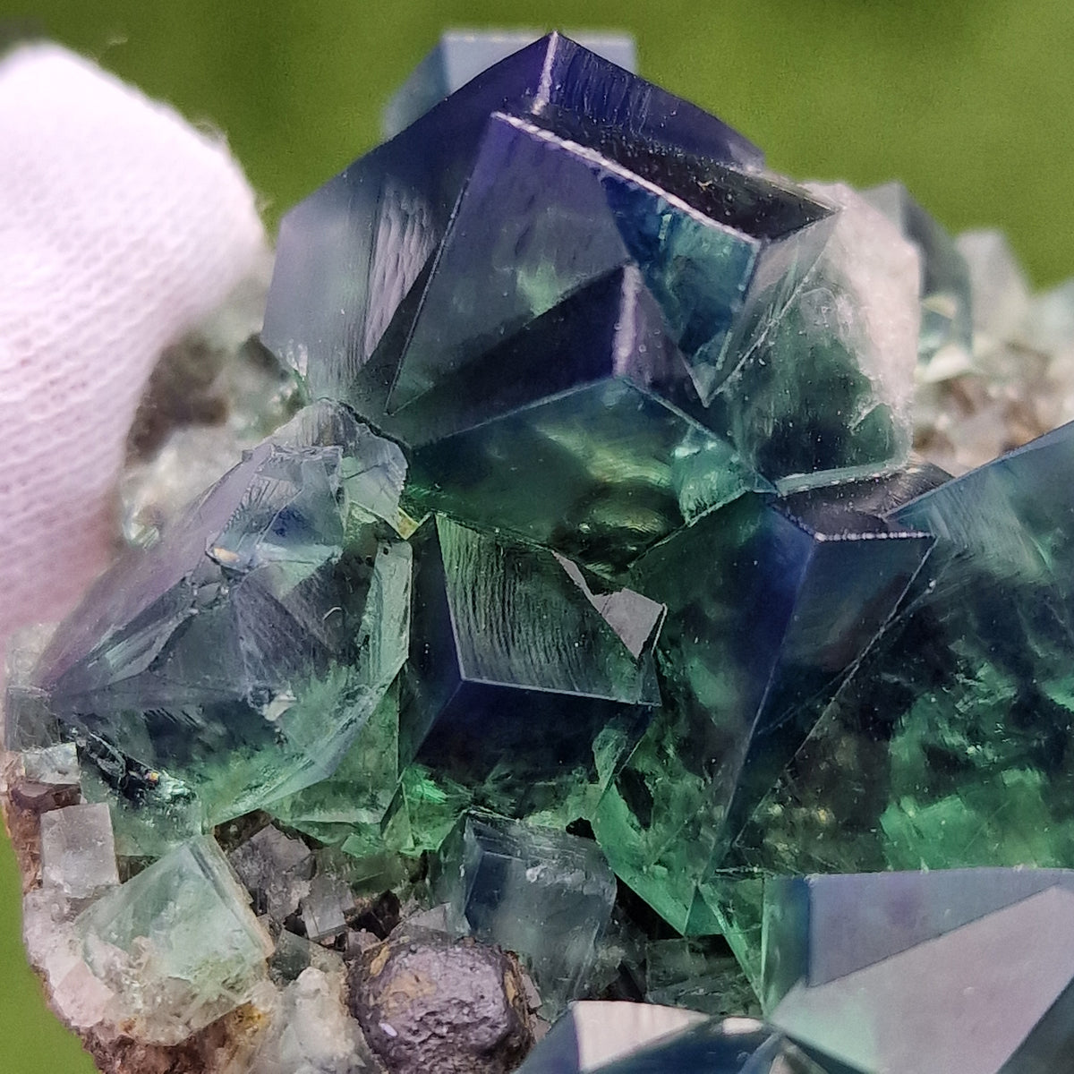 Fluorite and Galena - Pocket 42, Diana Maria Mine, Co. Durham, England.