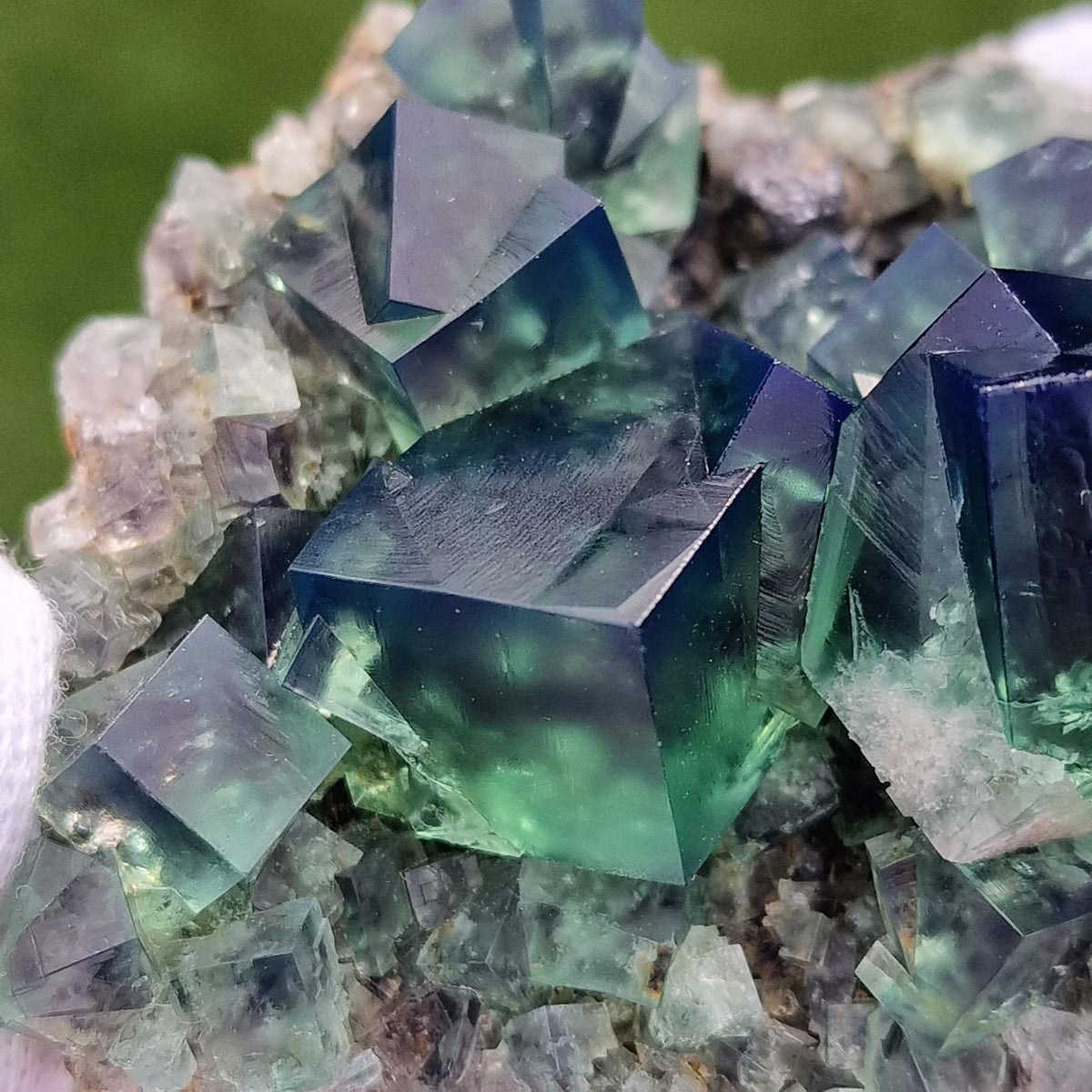 Fluorite and Galena - Pocket 42, Diana Maria Mine, Co. Durham, England.