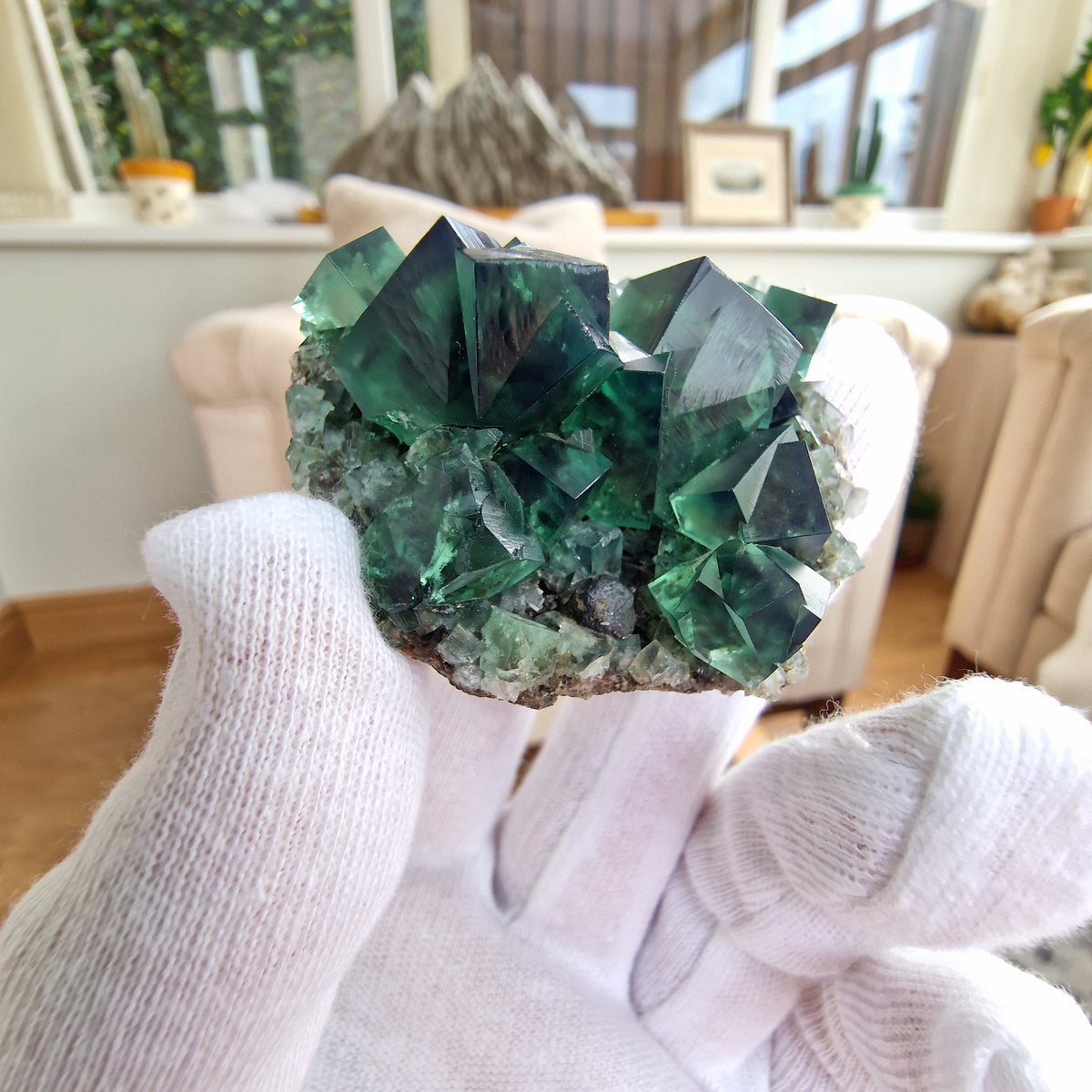 Fluorite and Galena - Pocket 42, Diana Maria Mine, Co. Durham, England.