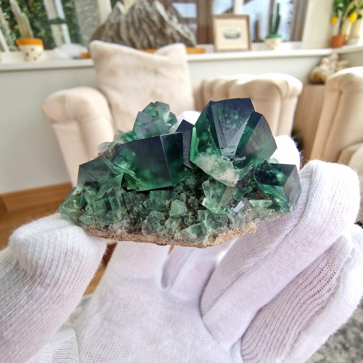 Fluorite and Galena - Pocket 42, Diana Maria Mine, Co. Durham, England.