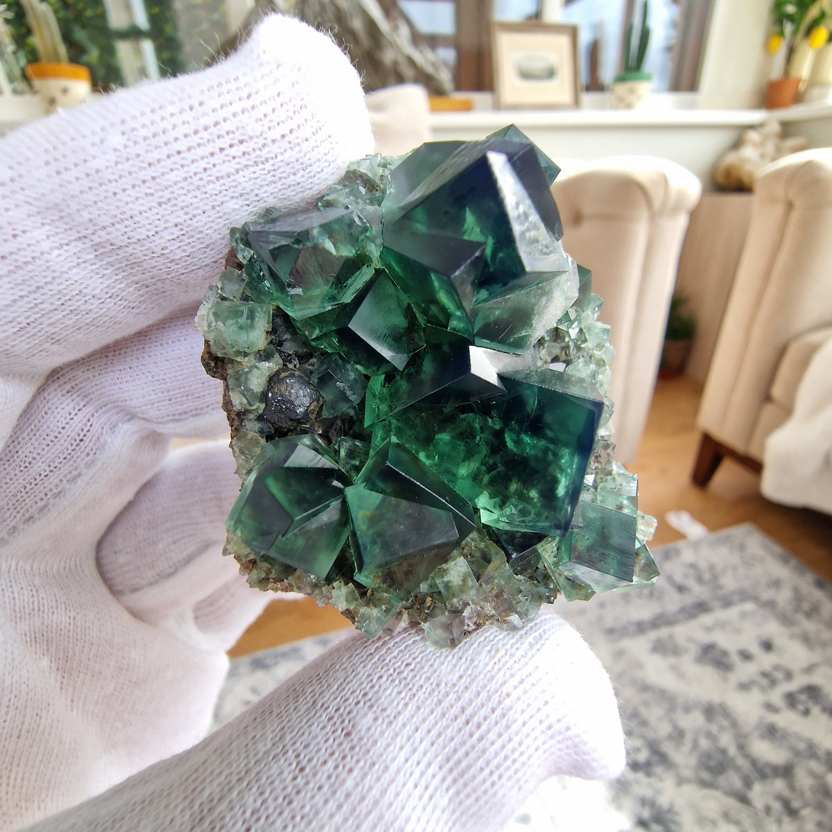 Fluorite and Galena - Pocket 42, Diana Maria Mine, Co. Durham, England.