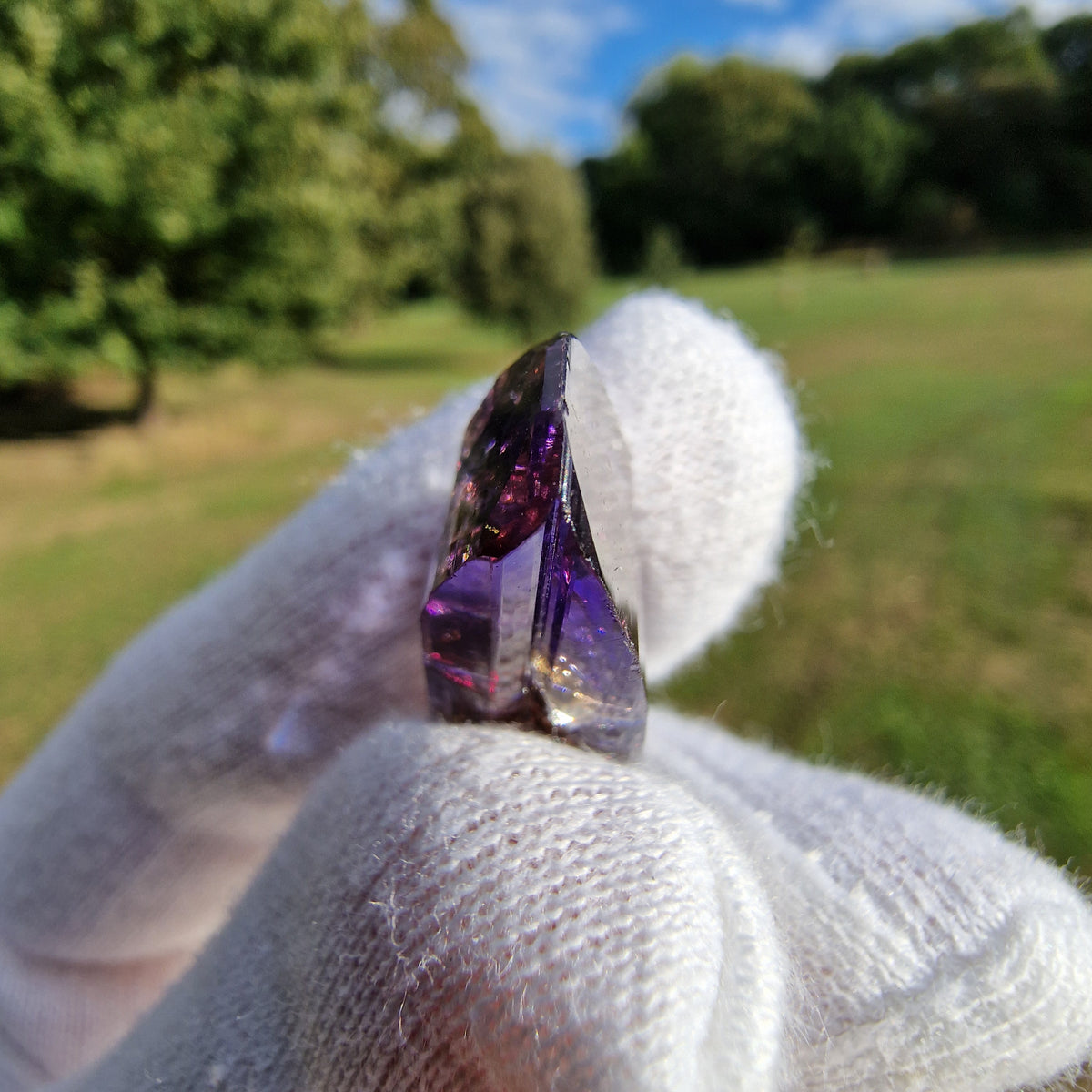 Tanzanite Crystal - Merelani Hills, Tanzania.