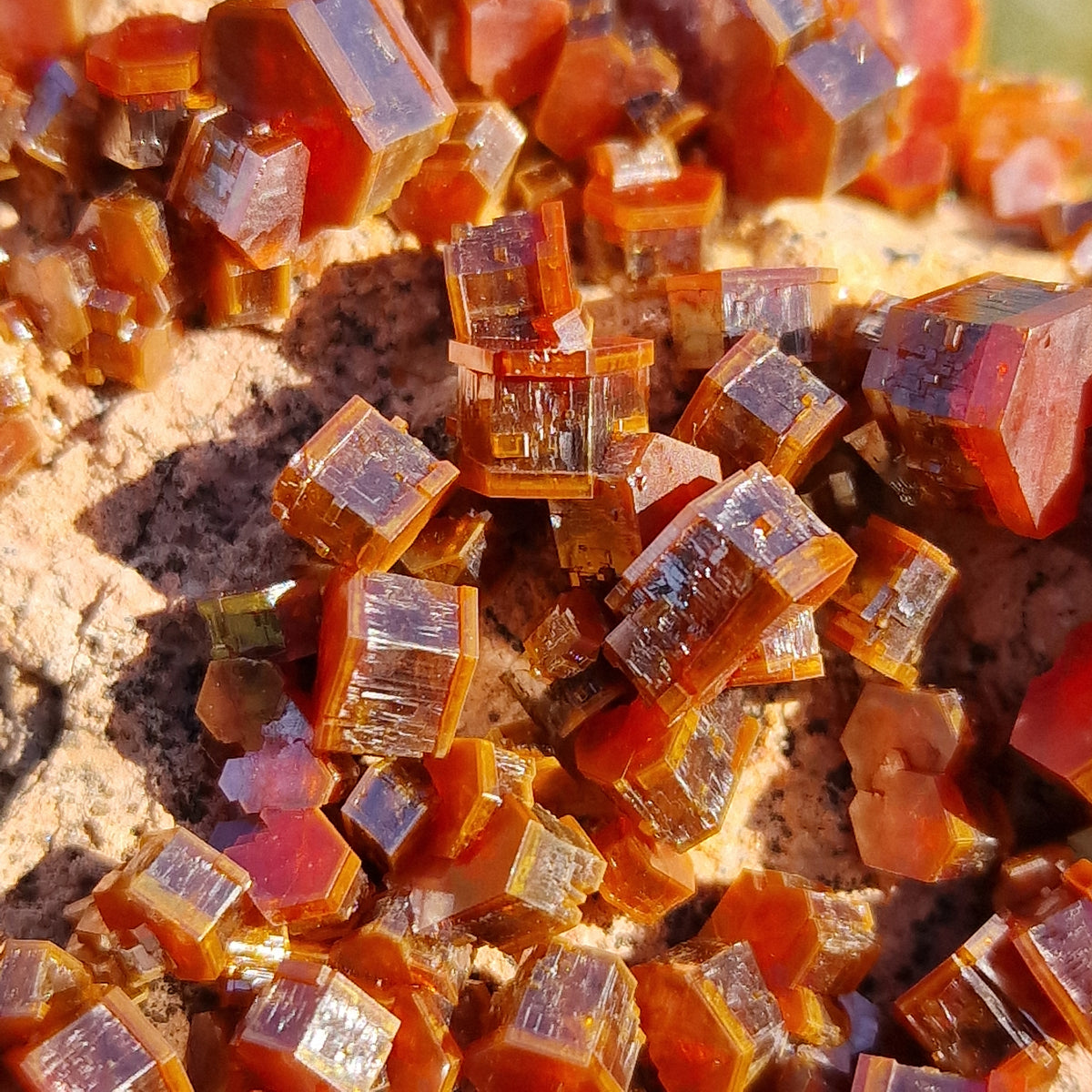 Vanadinite - Mibladen, Morocco.