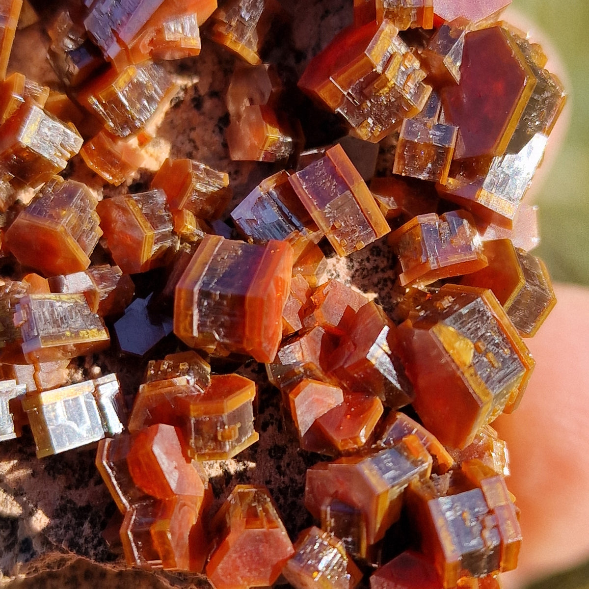 Vanadinite - Mibladen, Morocco.