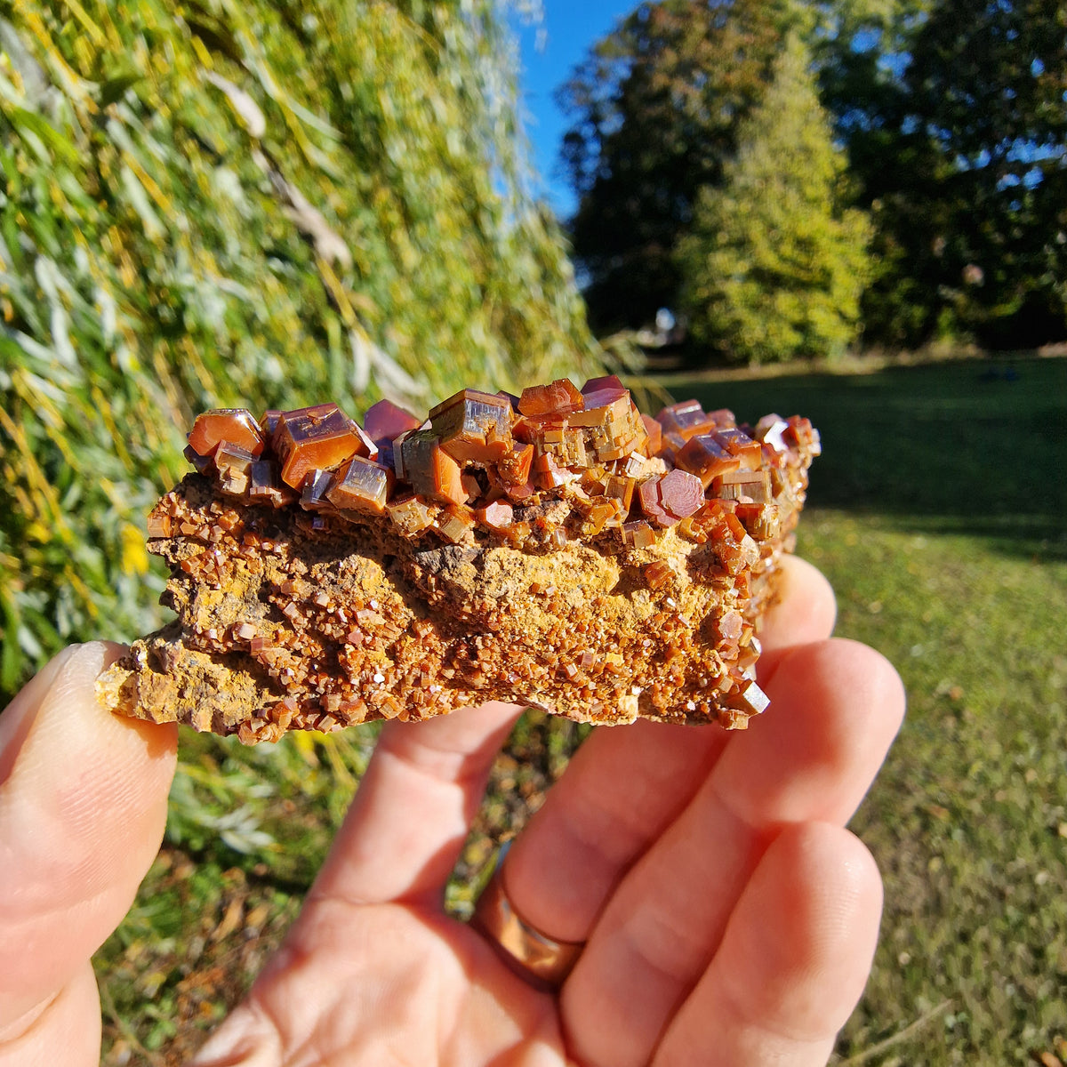 Vanadinite - Mibladen, Morocco.
