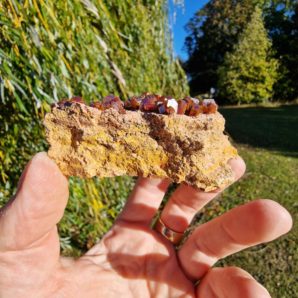 Vanadinite - Mibladen, Morocco.