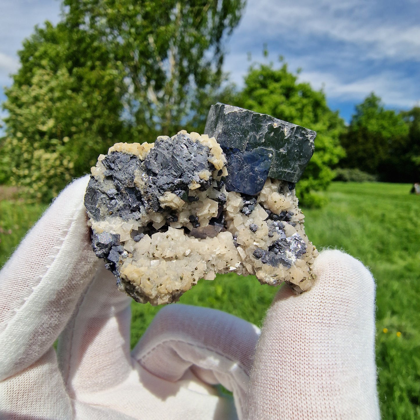 Galena on Dolomite - Buick Mine, USA.