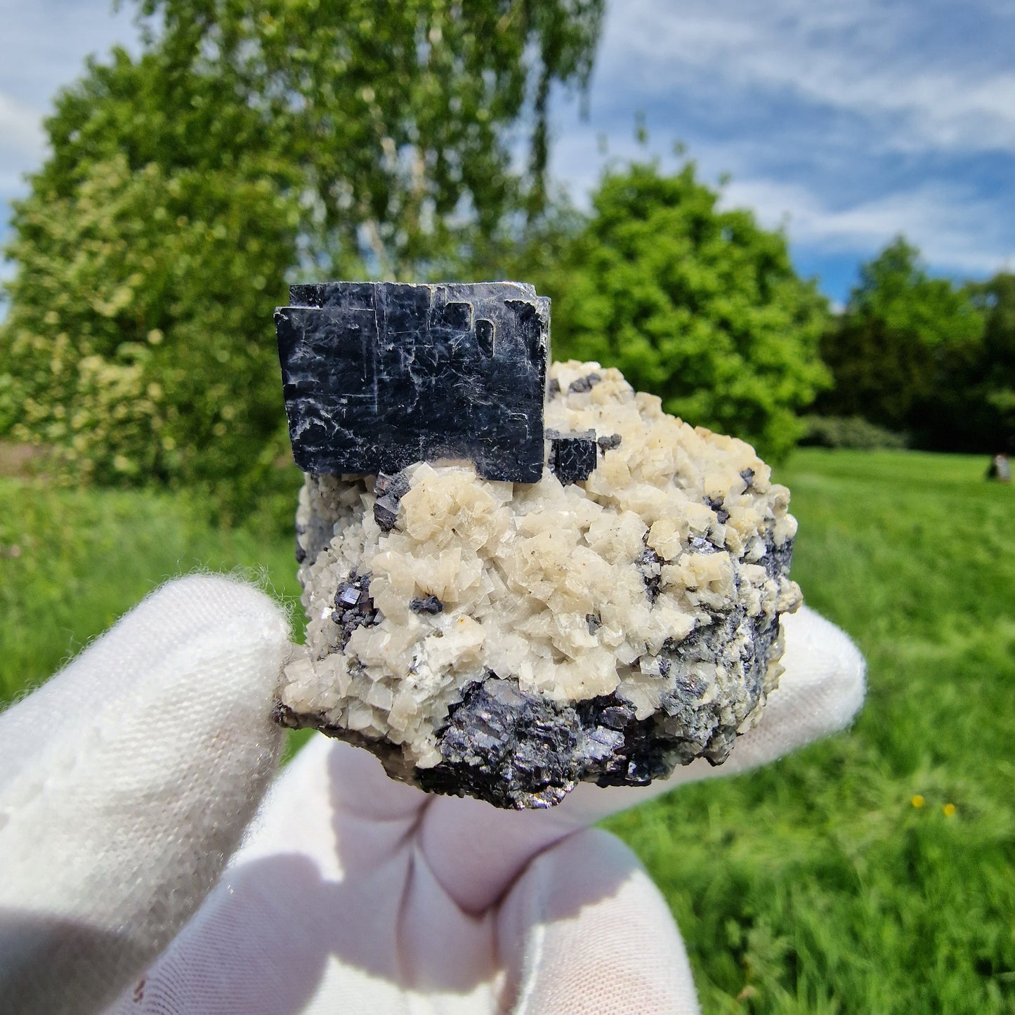 Galena on Dolomite - Buick Mine, USA.