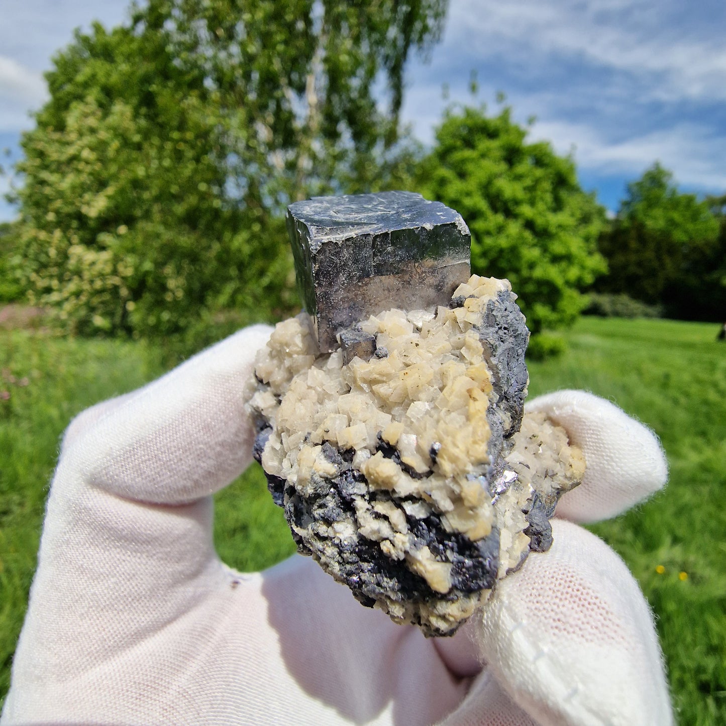 Galena on Dolomite - Buick Mine, USA.