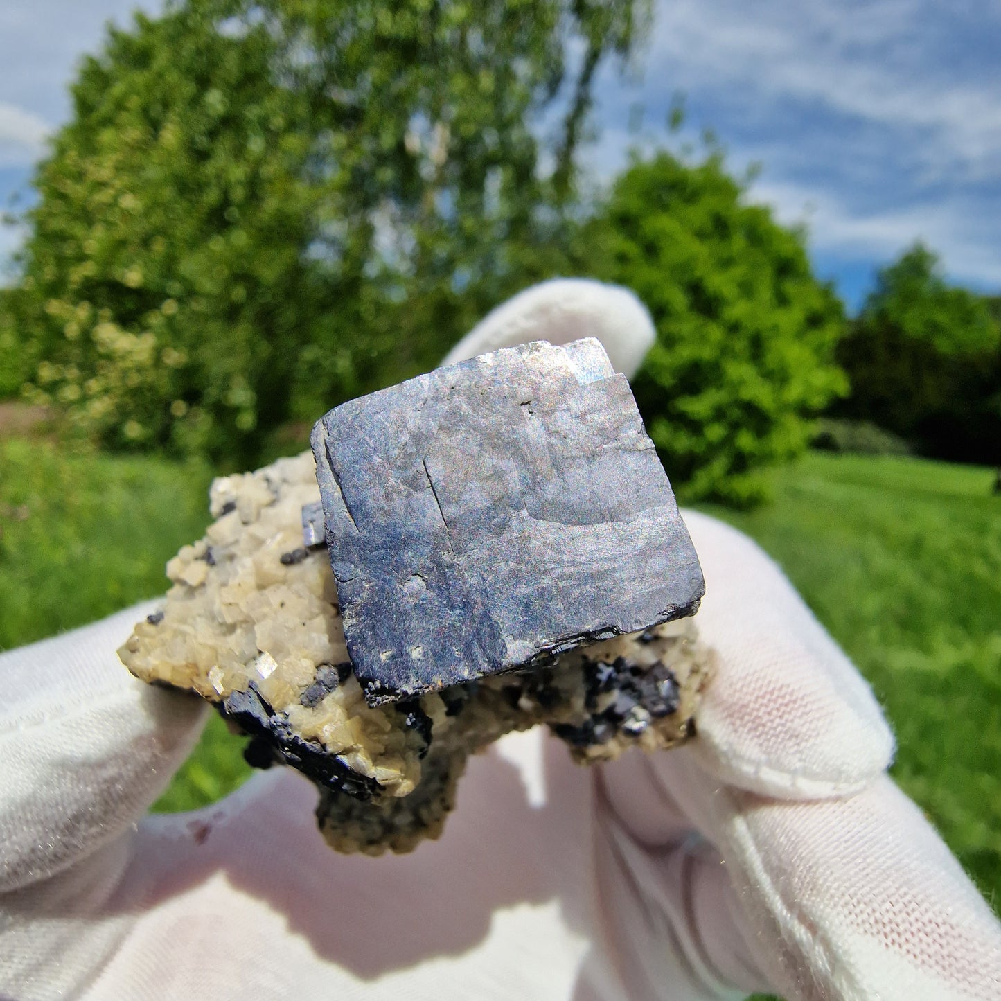Galena on Dolomite - Buick Mine, USA.