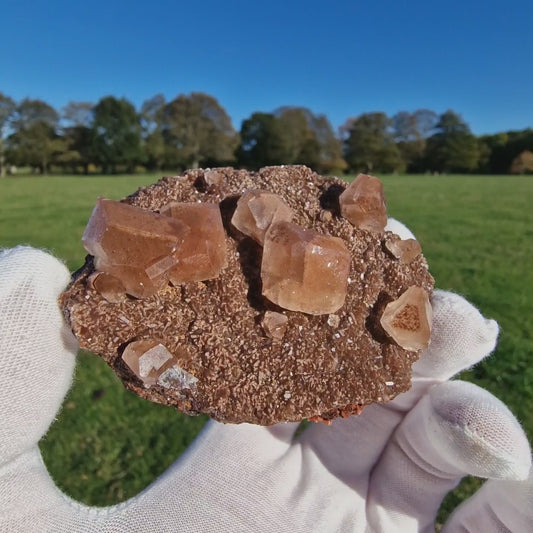 Calcite - Santa Eulalia, Mexico.