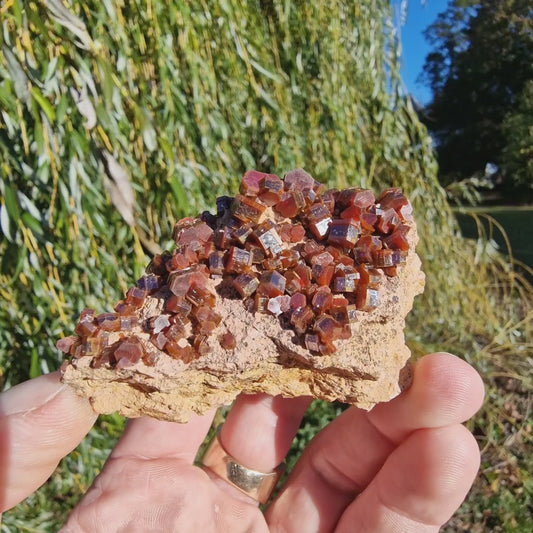 Vanadinite - Mibladen, Morocco.