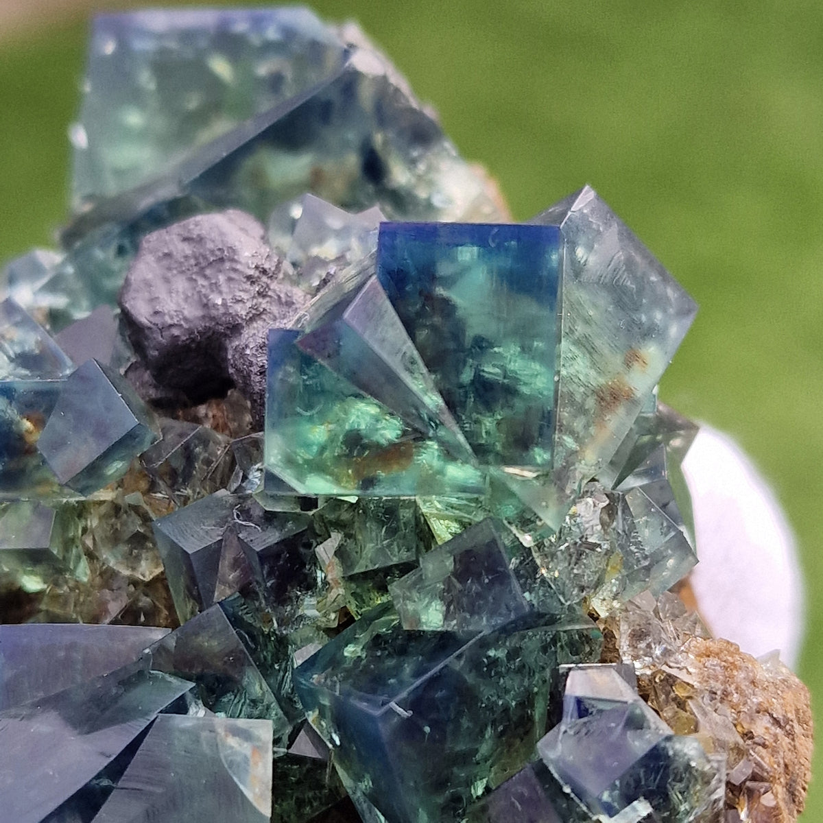 Fluorite and Galena - Pocket 42, Diana Maria Mine, Co. Durham, England.