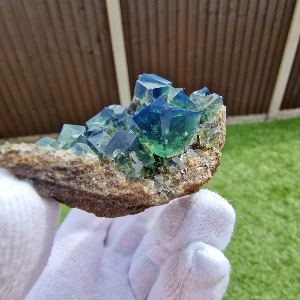 Fluorite and Galena - Pocket 42, Diana Maria Mine, Co. Durham, England.