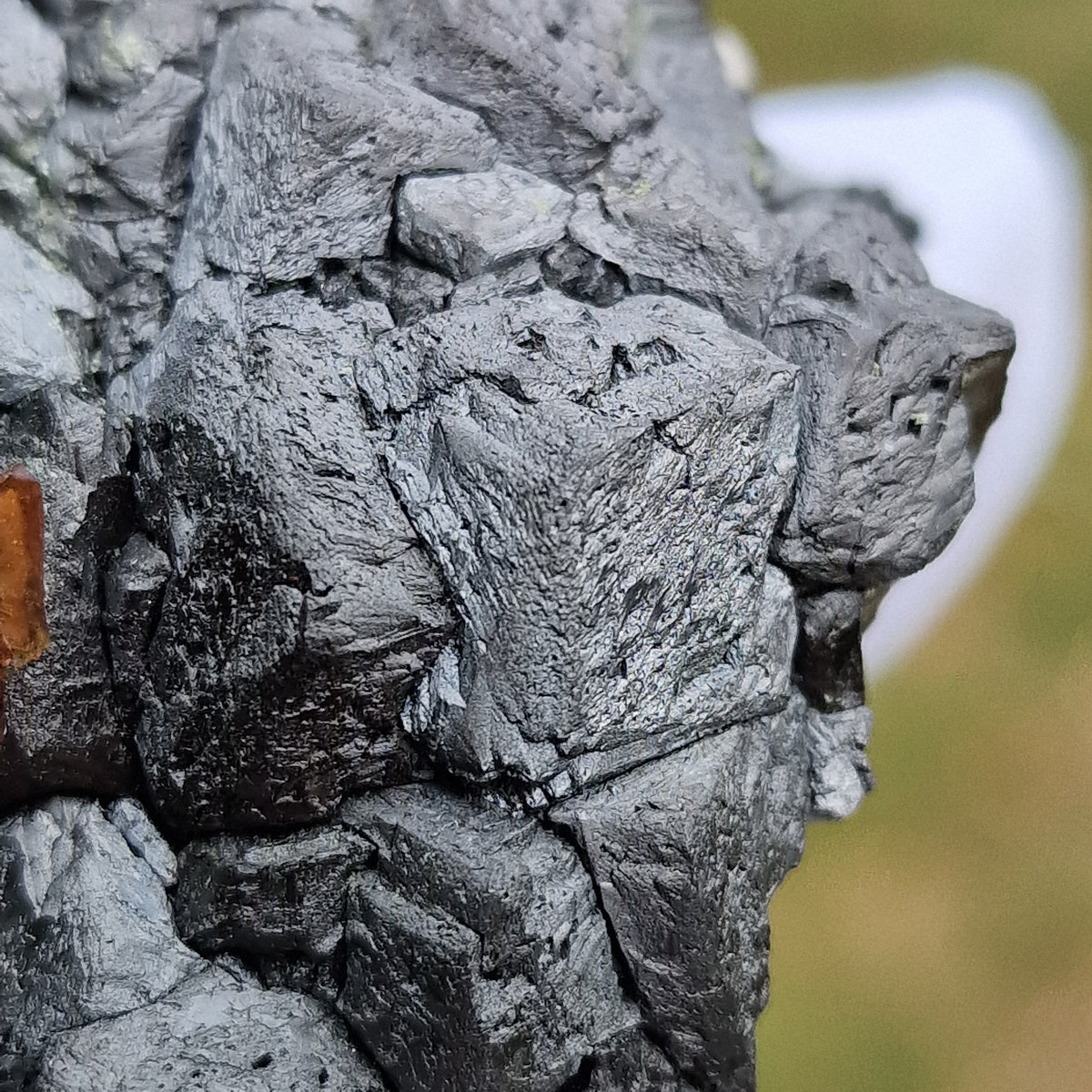 Genthelvite and Dolomite on Magnetite - Huanggang Mine, China.