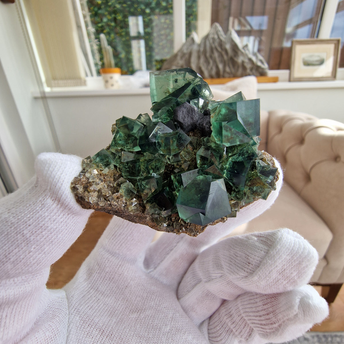 Fluorite and Galena - Pocket 42, Diana Maria Mine, Co. Durham, England.